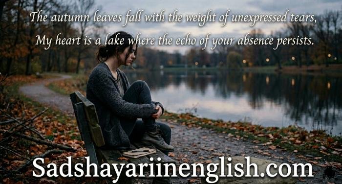 sad shayari in english