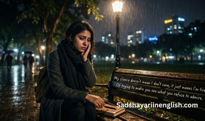 sad shayari in english 2 lines