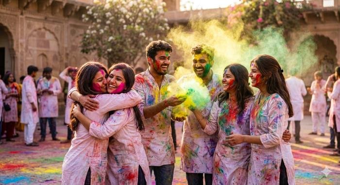 holi sad shayari