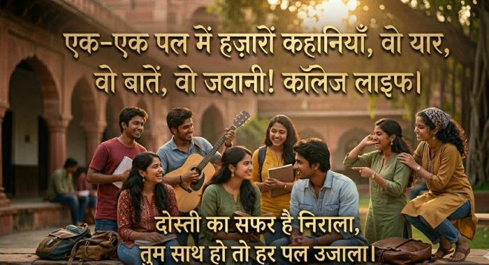 college shayari 2 line