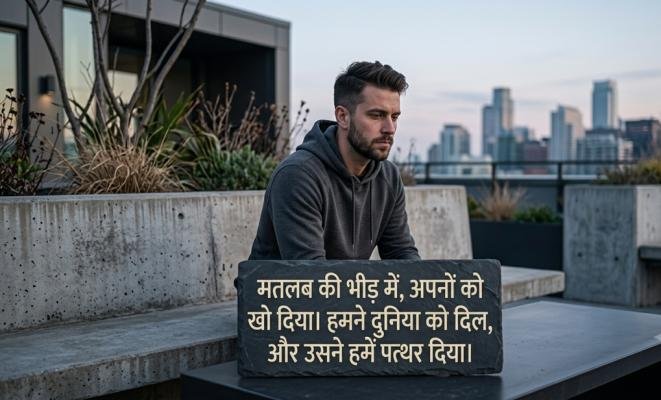 selfish shayari in hindi