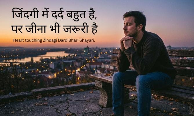 zindagi dard bhari shayari