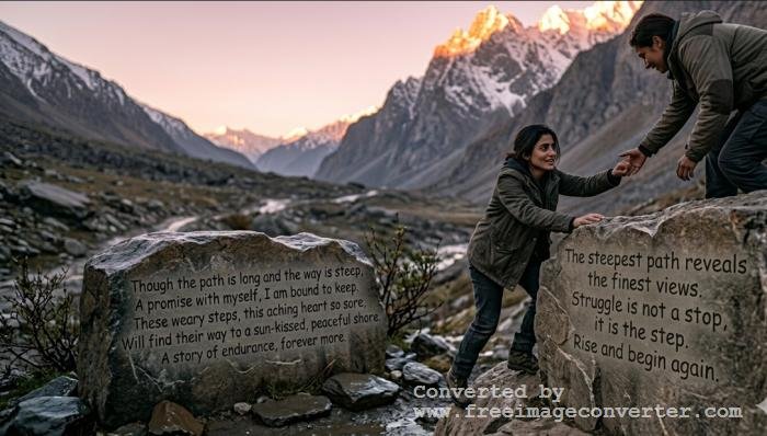 life struggle shayari in english
