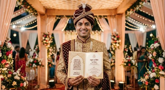 hindi shayari for wedding invitation card