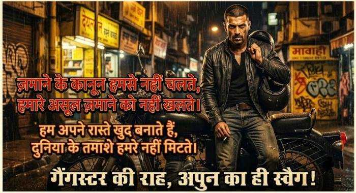 gangster shayari