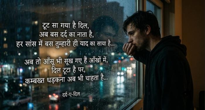 painful alone sad shayari in hindi