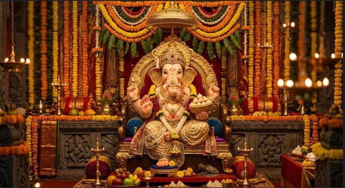 ganpati captions for instagram marathi