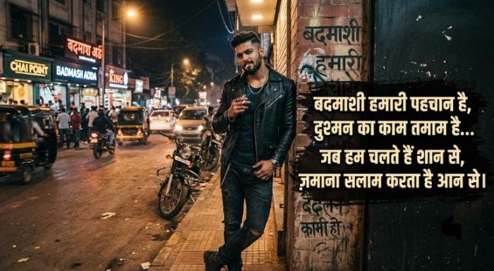 badmashi shayari in hindi