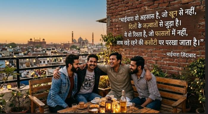bhaichara shayari