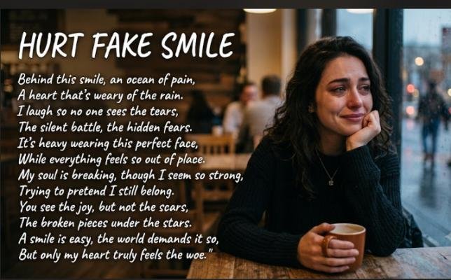 hurt fake smile shayari