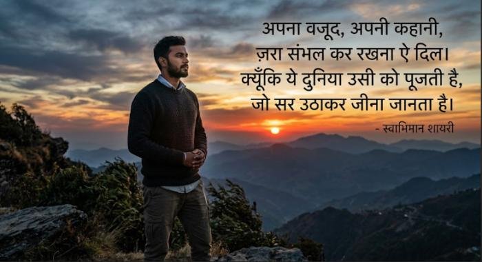 self respect shayari