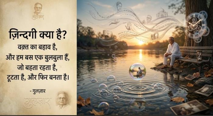 life deep gulzar quotes