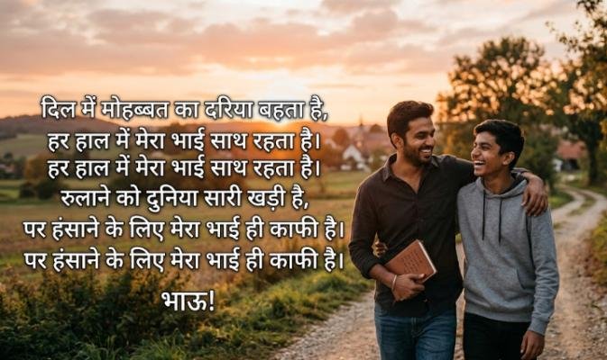 bhai chara shayari