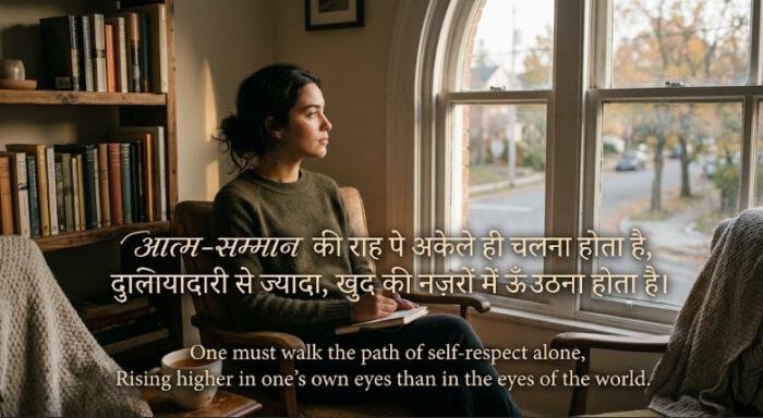 self respect shayari