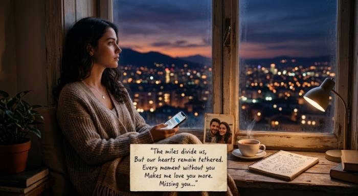 long distance relationship shayari