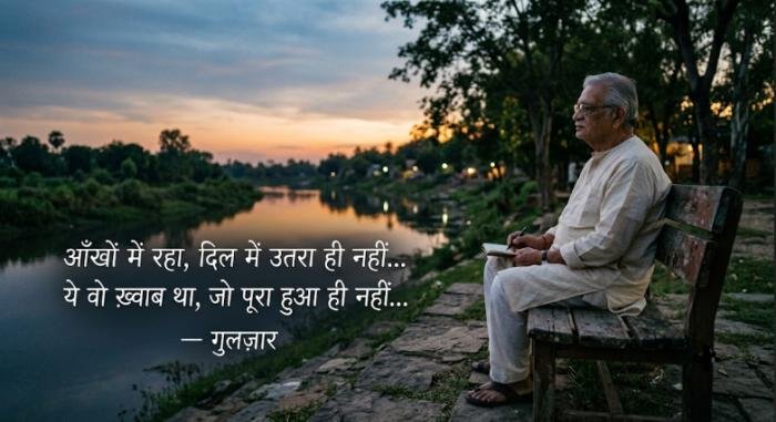 deep meaning 2 lines gulzar shayari