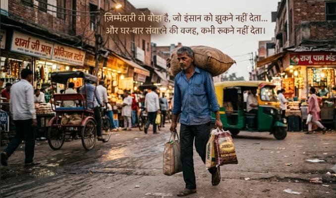 jimmedari shayari